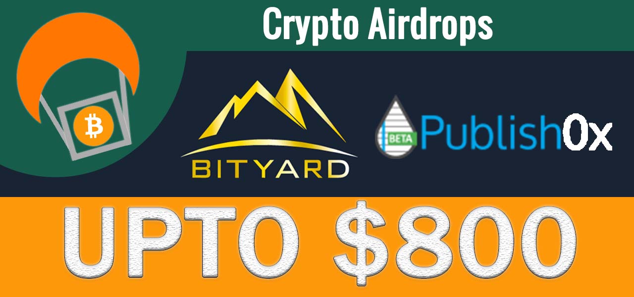 Bityard $800 $ETH Crypto Writing Contest & Giveaway Crypto Airdrop on Publish0x